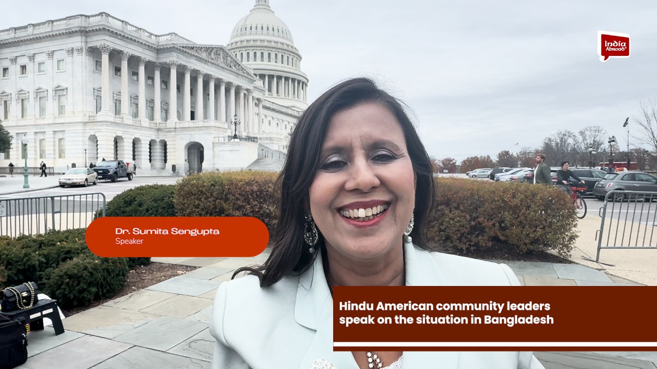 Hindu American community leaders speak on the situation in Bangladesh